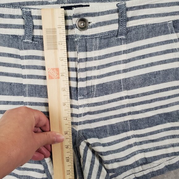 Gap Striped Linen/Cotton Women's Shorts size 6 - Picture 9 of 12
